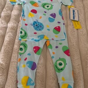 Disney Pixar Monsters Inc Print Pajama Set